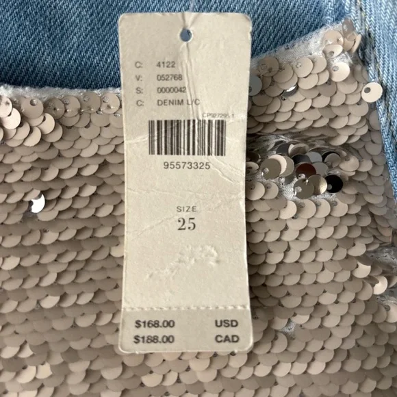 Anthropologie Sequin Wide-Leg Pants - Picture 6 of 6